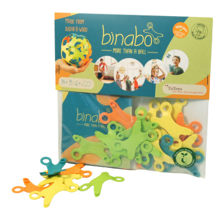 Конструктор Binabo – 24 элемента (4 цвета) от TicToys (Германия)